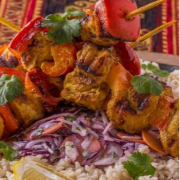 Mix Meat Skewars Platter (4 Skewers)